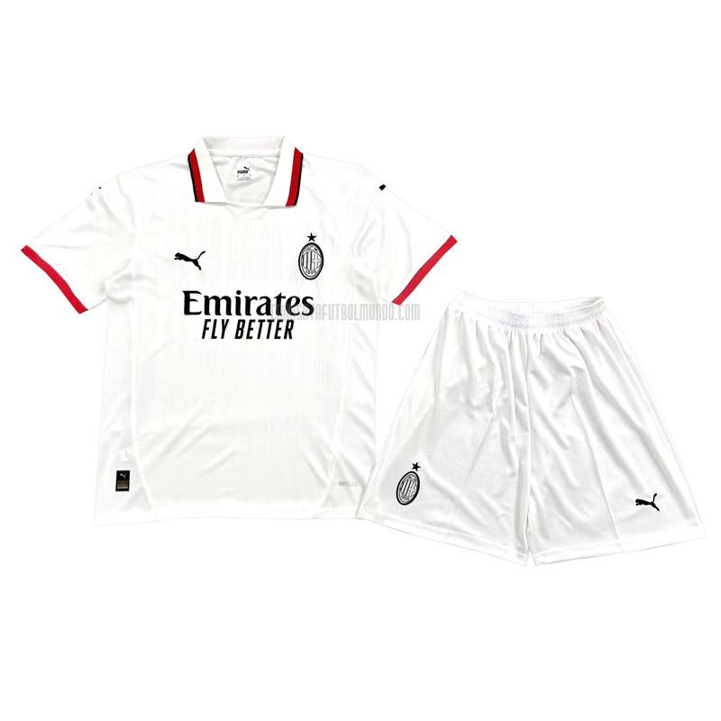 camiseta ac milan niños segunda 2024-2025