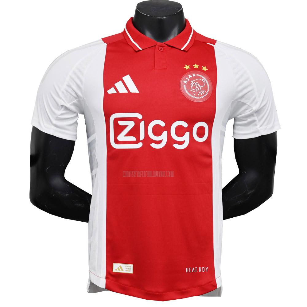 camiseta ajax edición de jugador primera 2024-2025