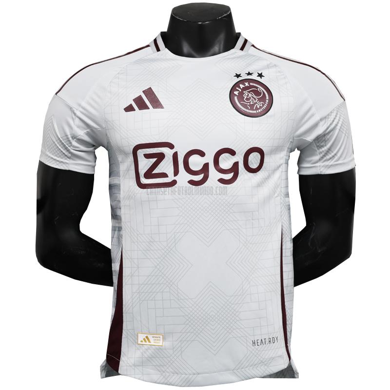 camiseta ajax edición de jugador tercera 2024-25