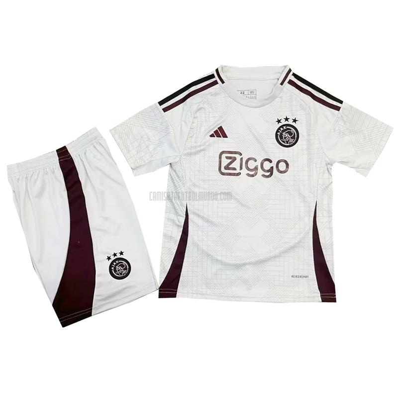 camiseta ajax niños tercera 2024-25