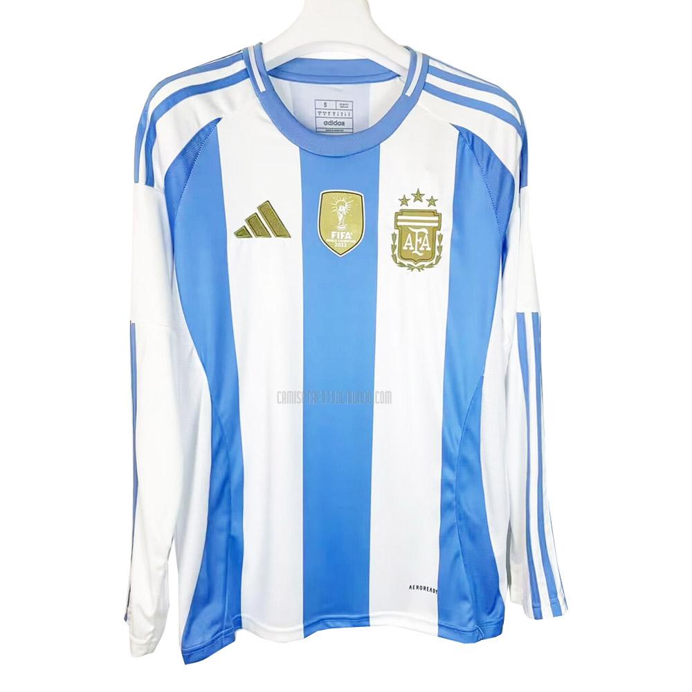 camiseta argentina manga larga primera 2024