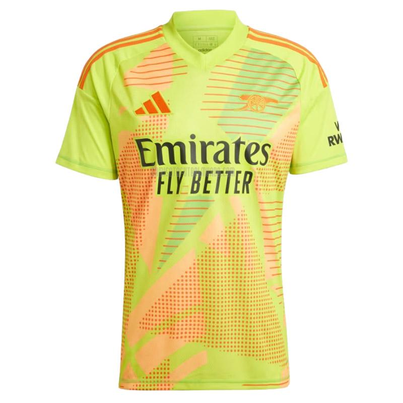 camiseta arsenal portero amarillo 2024-2025