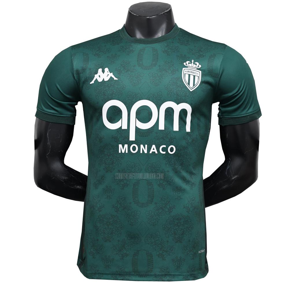 camiseta as monaco edición de jugador segunda 2024-25