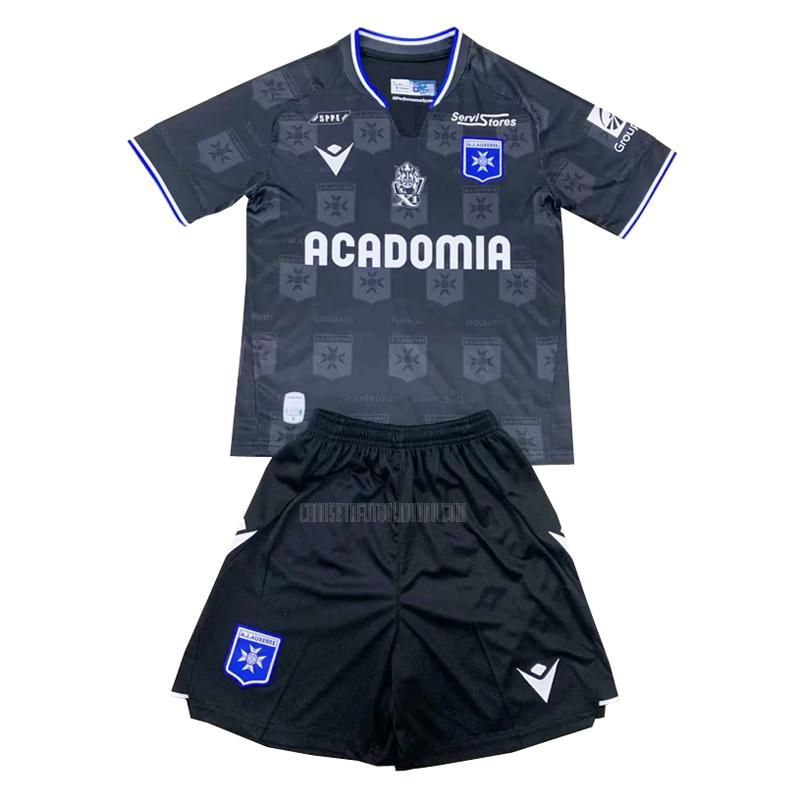 camiseta auxerre niños segunda 2024-25