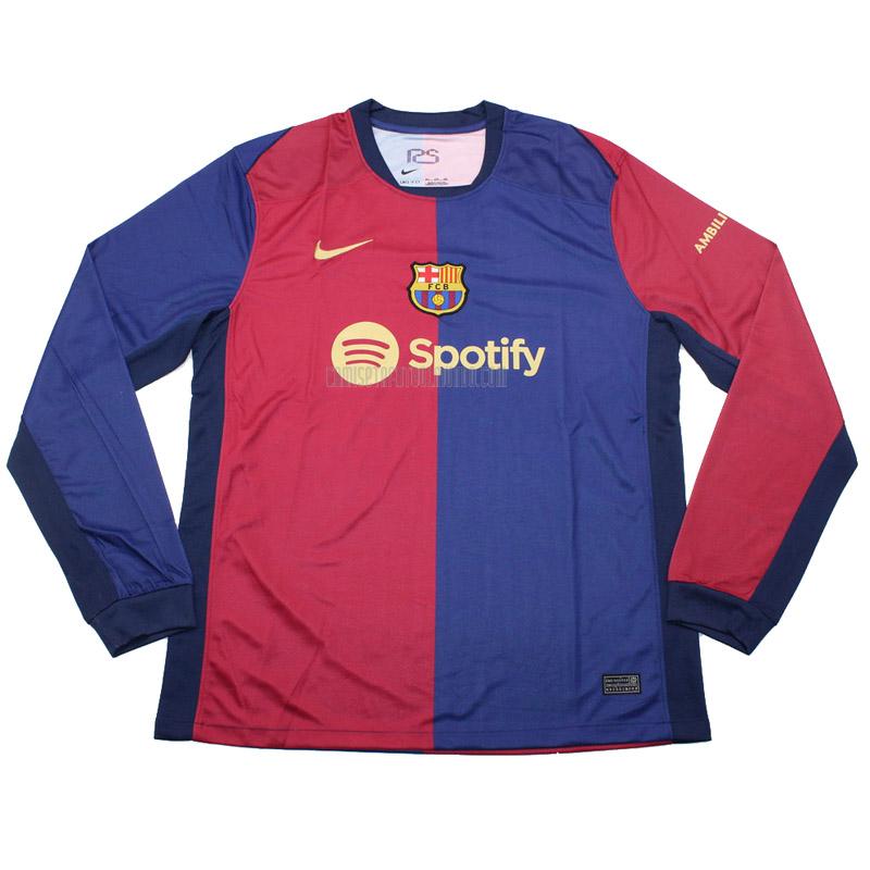 camiseta barcelona manga larga primera 2024-25