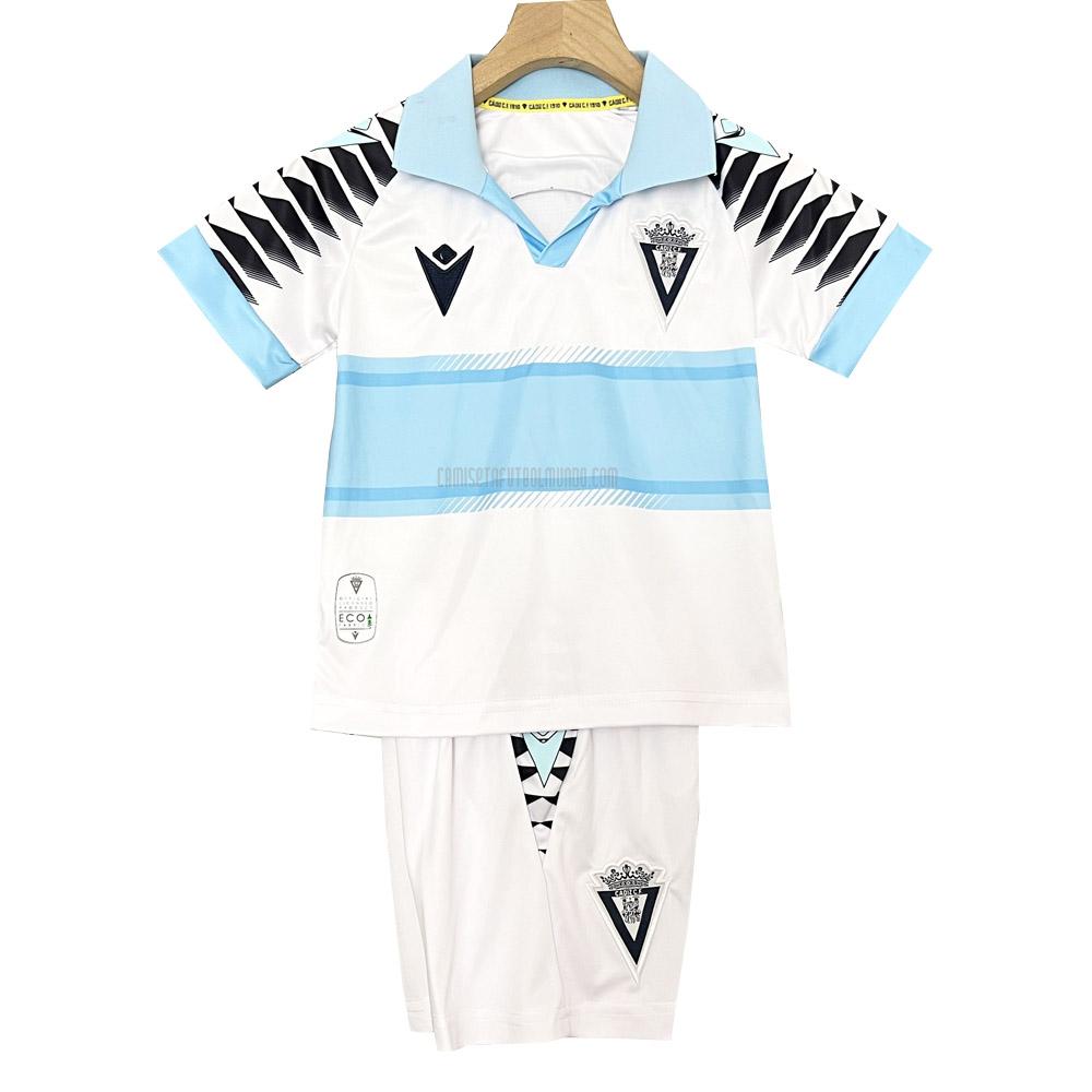 camiseta cadiz niños segunda 2024-2025