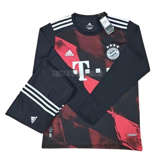 camiseta del bayern munich del manga larga tercera 2020-2021