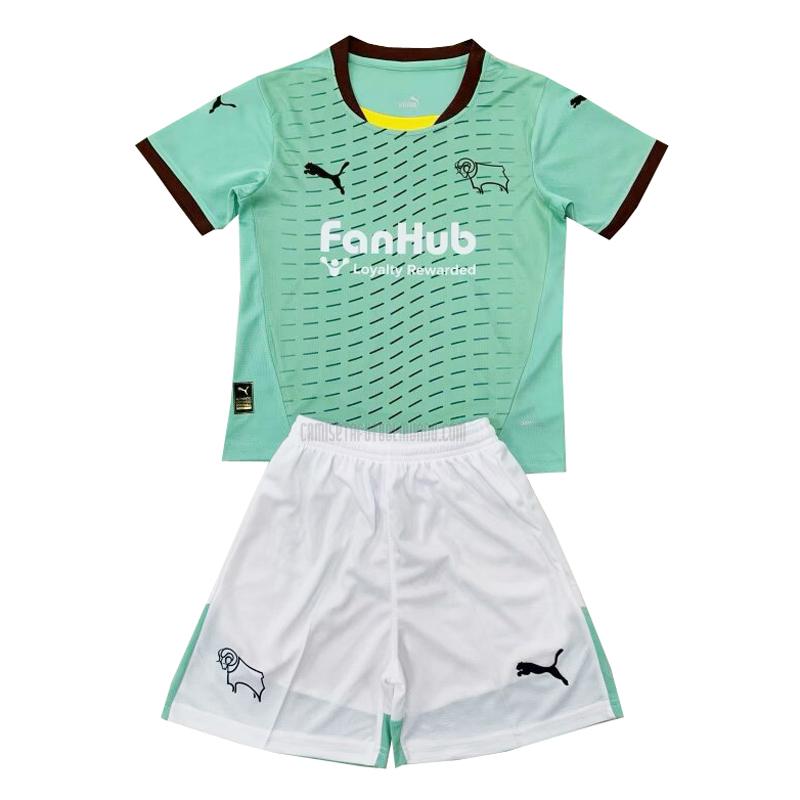 camiseta derby county niños segunda 2024-25