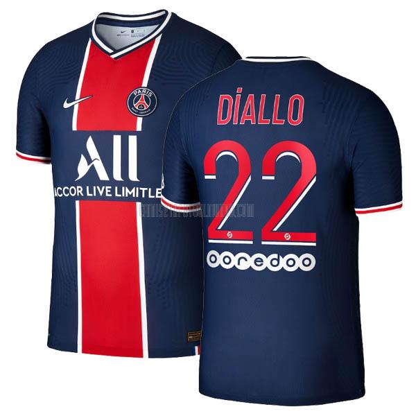 camiseta diallo del paris saint-germain del primera 2020-2021