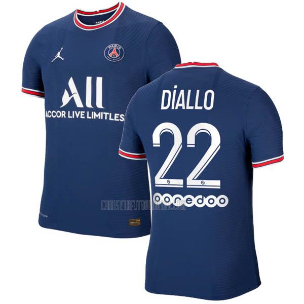 camiseta diallo del paris saint-germain del primera 2021-2022