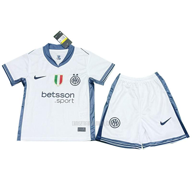 camiseta inter milan niños segunda 2024-25