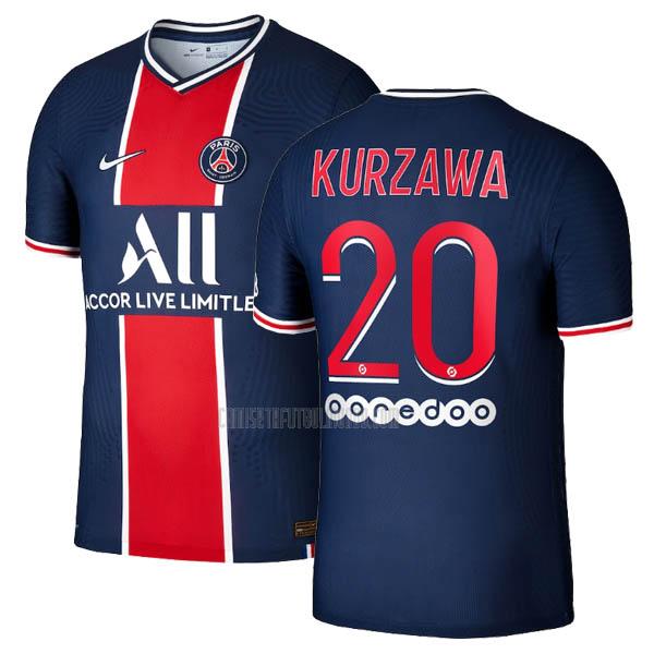 camiseta kurzawa del paris saint-germain del primera 2020-2021