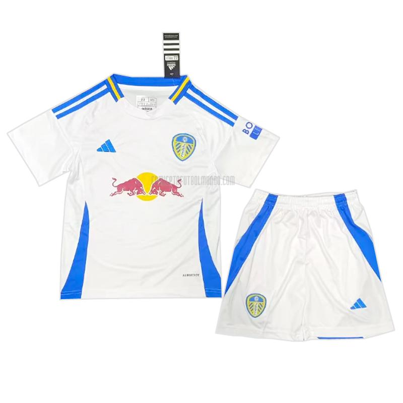 camiseta leeds united niños primera 2024-25