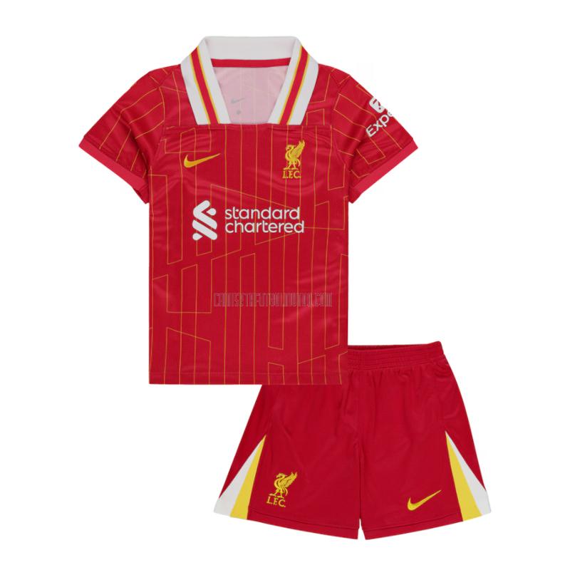 camiseta liverpool niños primera 2024-25