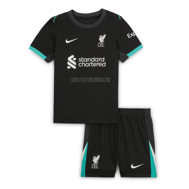 camiseta liverpool niños segunda 2024-25