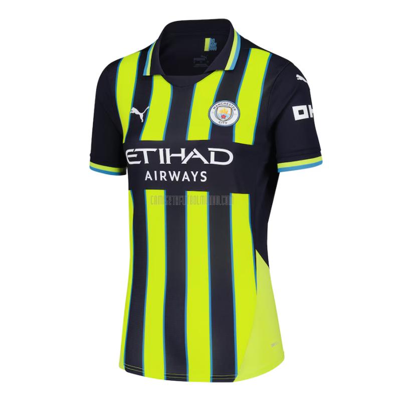 camiseta manchester city mujer segunda 2024-25