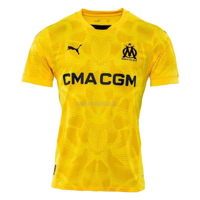 camiseta marseille portero amarillo 2024-25