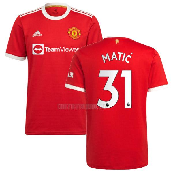 camiseta matic del manchester united del primera 2021-2022