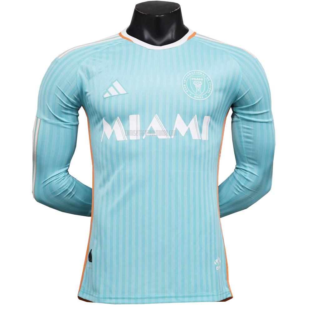 camiseta miami fc manga larga tercera 2024-2025