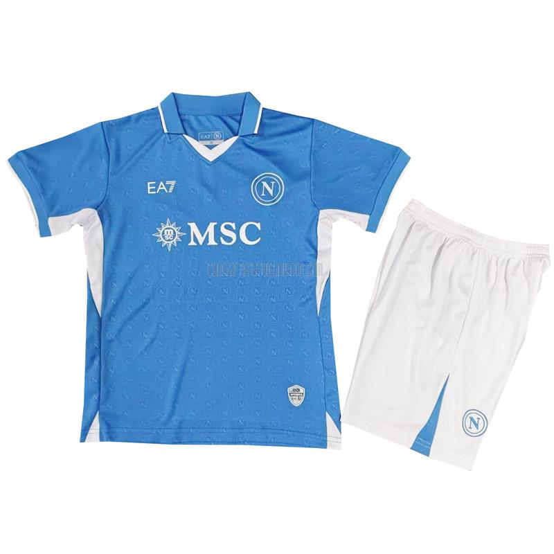 camiseta napoli niños primera 2024-2025