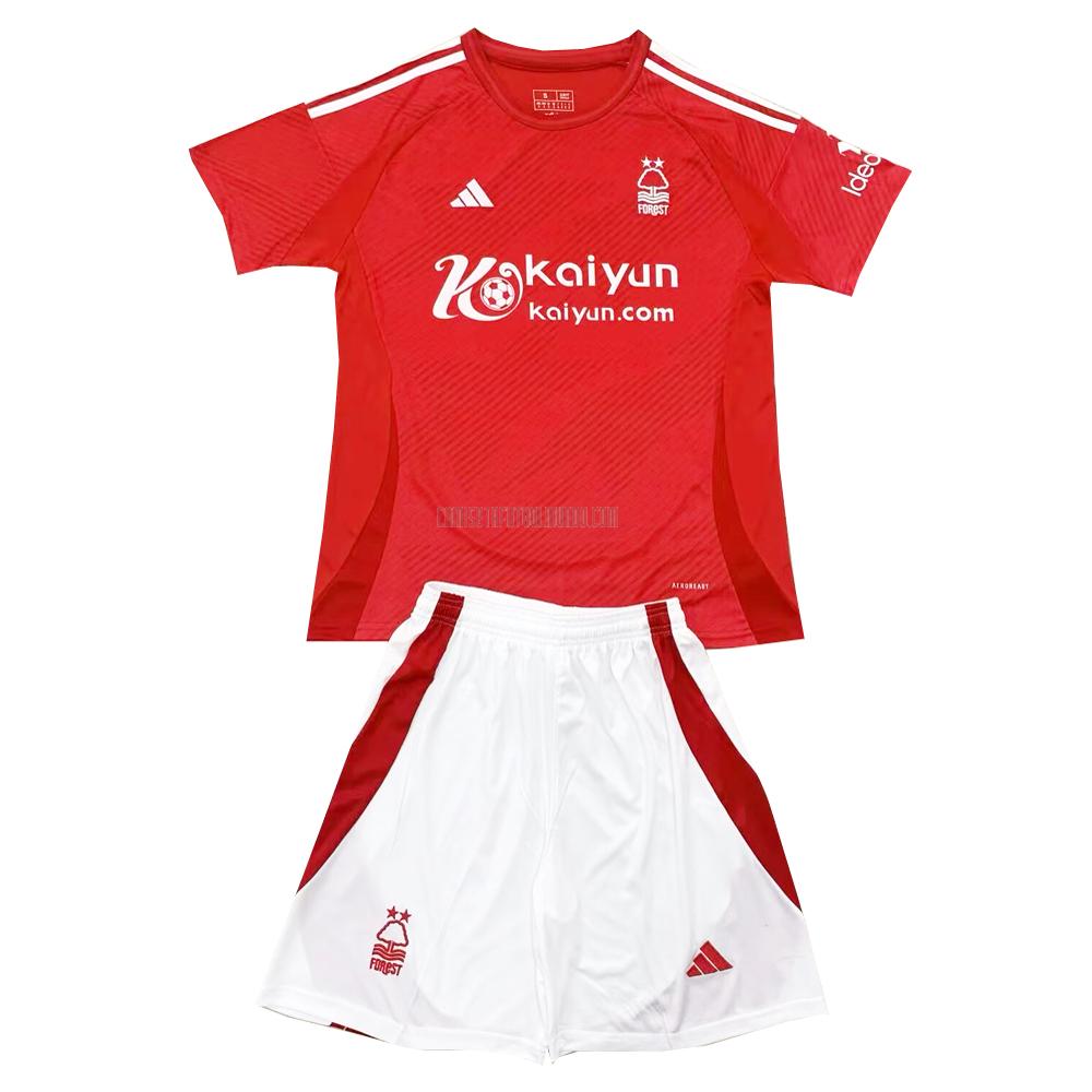 camiseta nottingham forest niños primera 2024-25