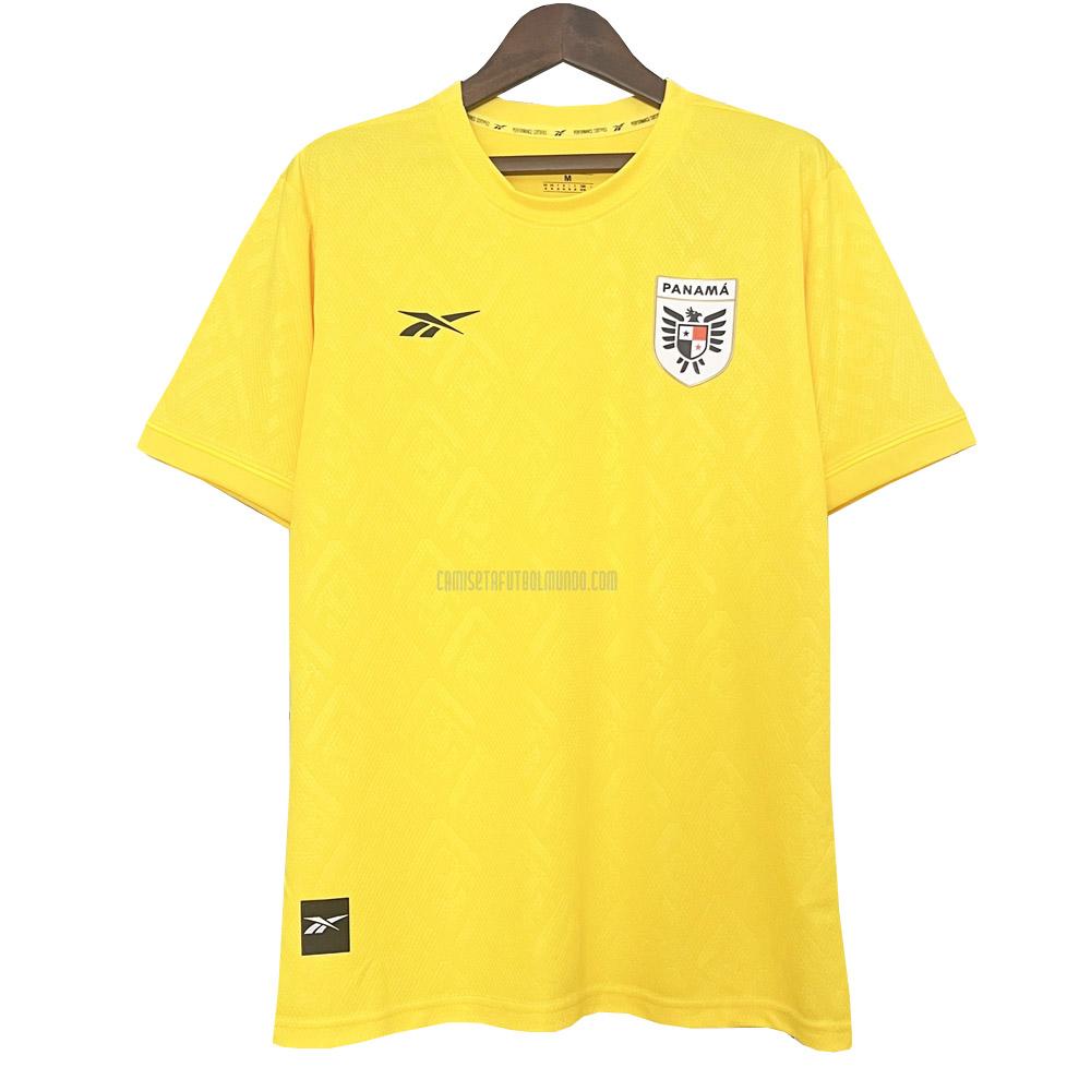 camiseta panamá portero amarillo 2024