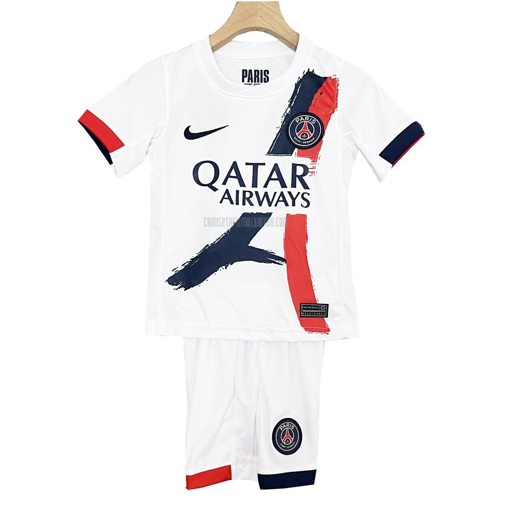 camiseta paris saint-germain niños segunda 2024-2025