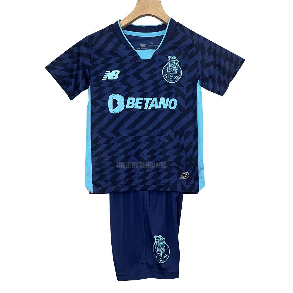 camiseta porto niños tercera 2024-2025