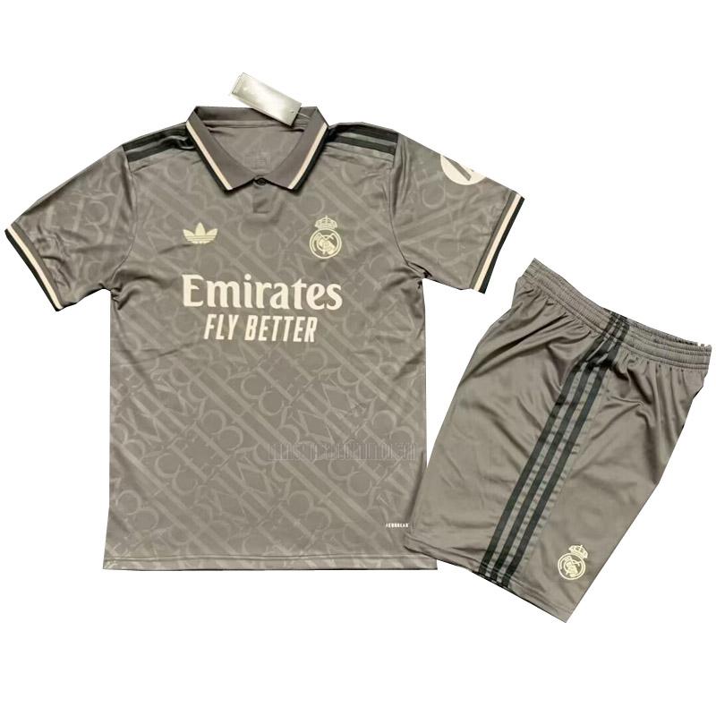 camiseta real madrid niños tercera 2024-25