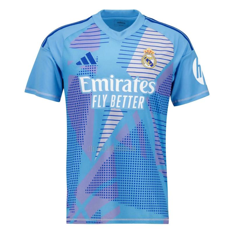 camiseta real madrid portero azul 2024-2025