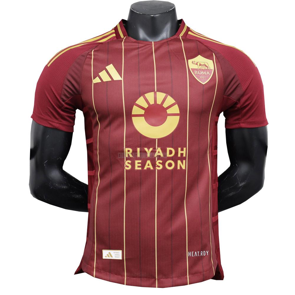 camiseta roma edición de jugador primera 2024-25