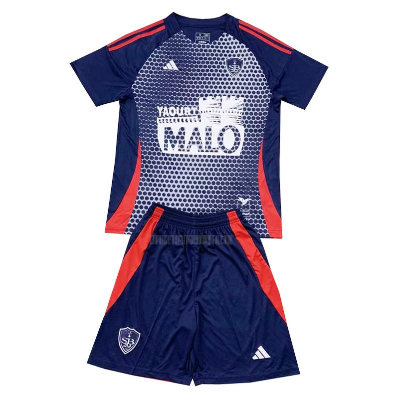 camiseta stade brestois niños tercera 2024-25