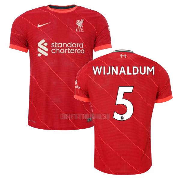 camiseta wijnaldum del liverpool del primera 2021-2022