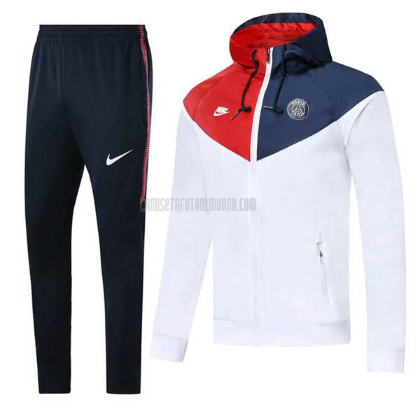 chaqueta de tormenta paris saint-germain blanco 2019-20