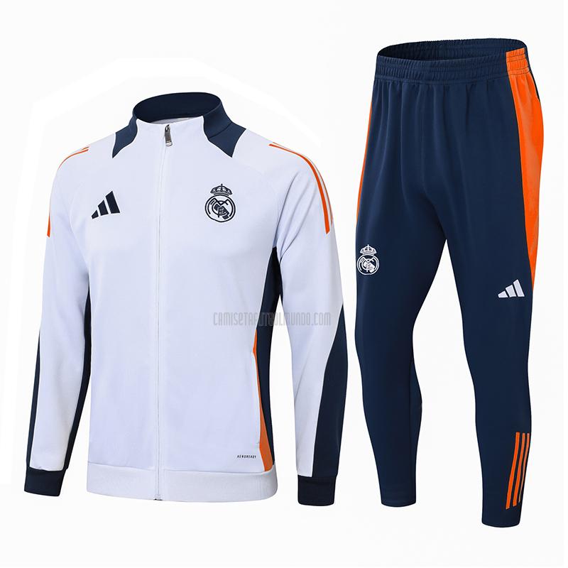 chaqueta real madrid a241217 blanco 2024-25