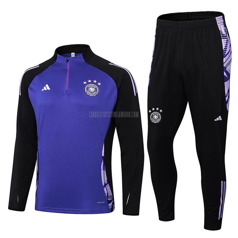 sudadera alemania a241215 morado negro 2024-25