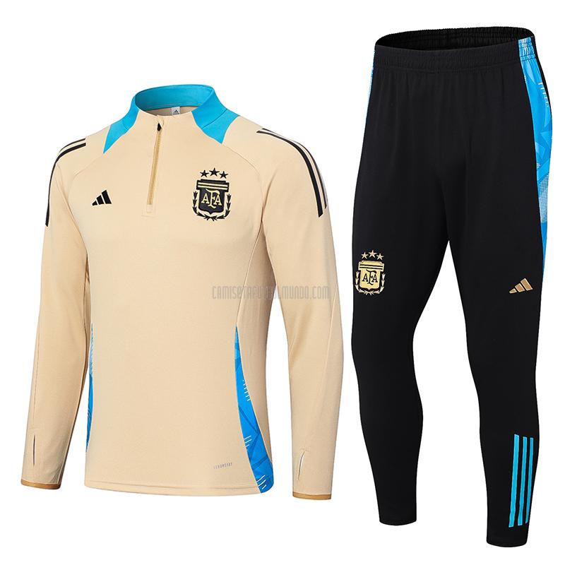 sudadera argentina a241215 champán 2024-25