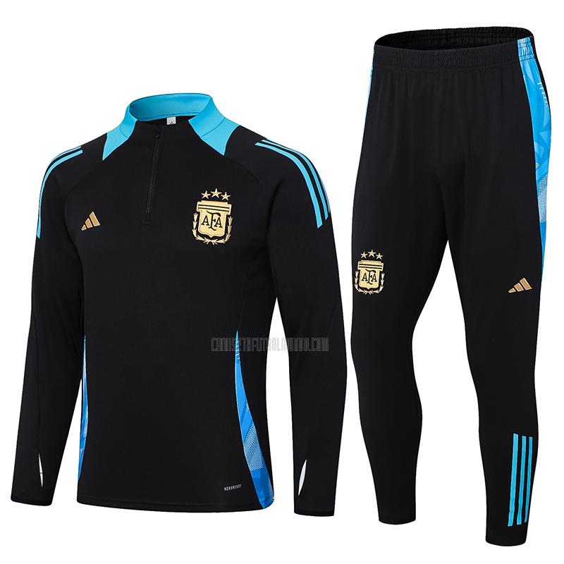 sudadera argentina a241215 negro 2024-25