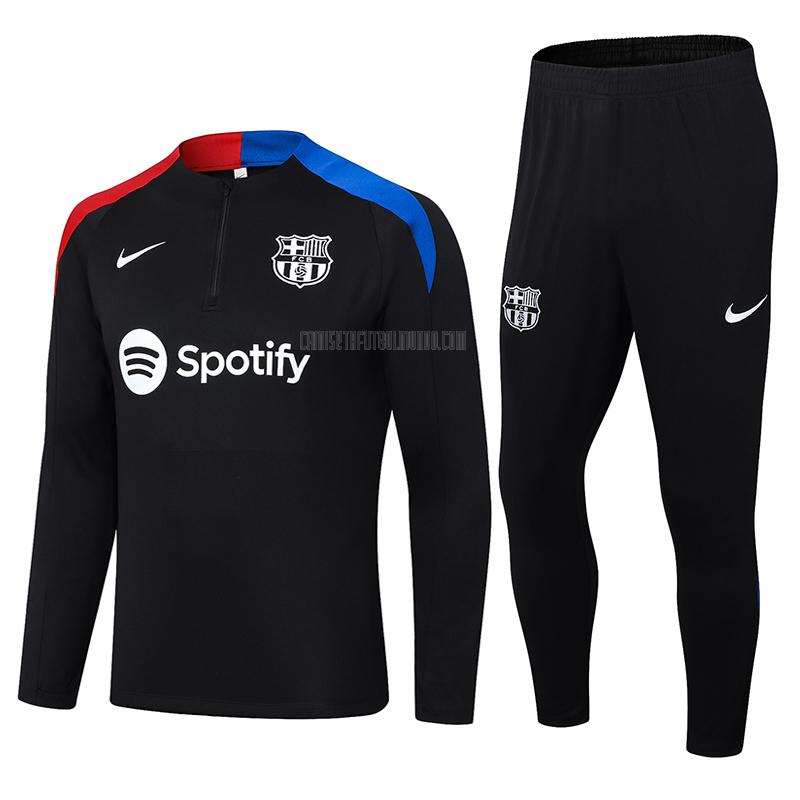 sudadera barcelona a241215 negro 2024-25