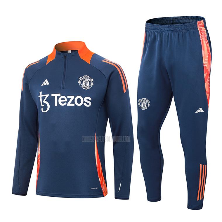 sudadera manchester united azul oscuro