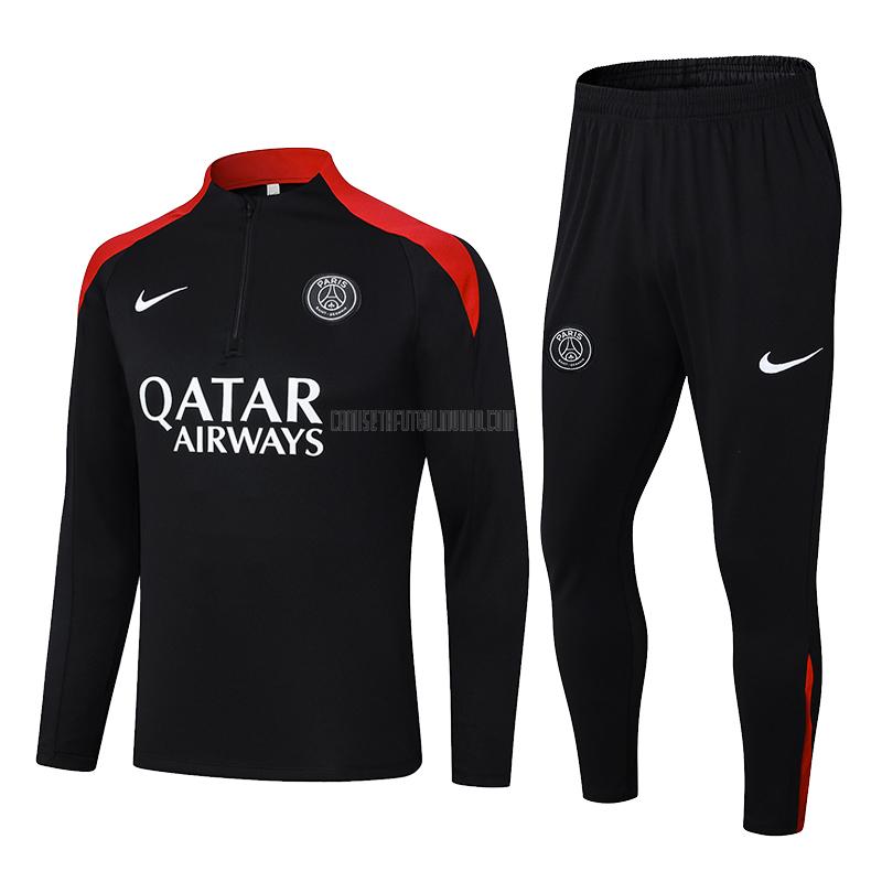 sudadera paris saint-germain a241215 negro 2024-25