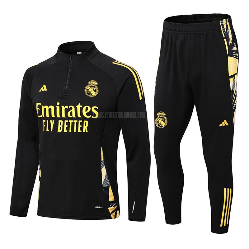 sudadera real madrid a241215 negro 2024-25