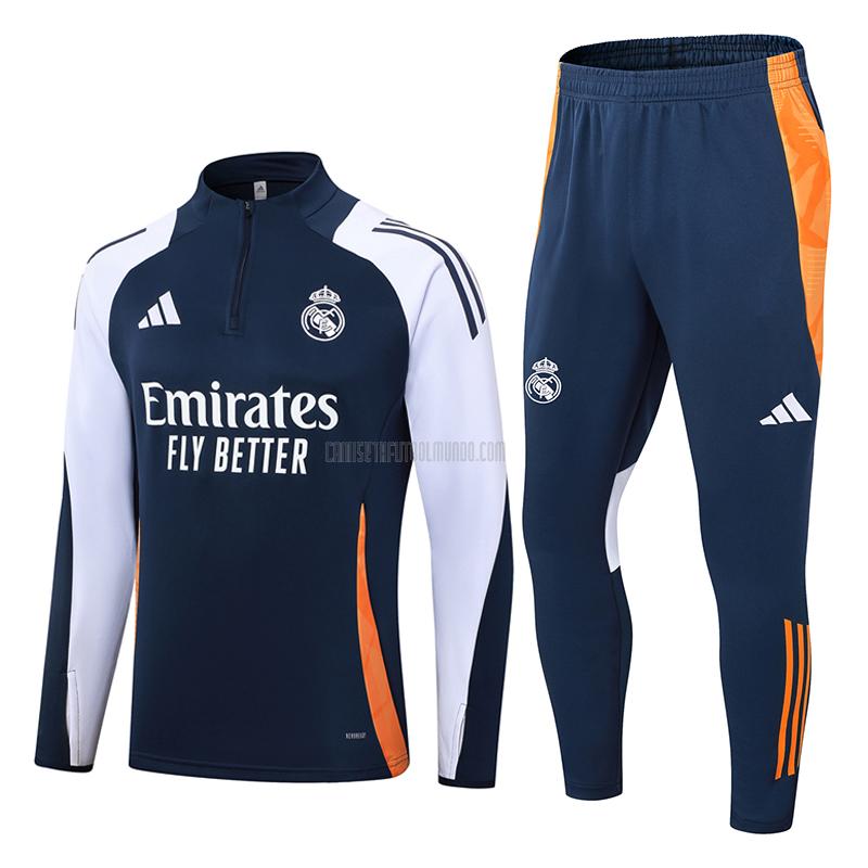 sudadera real madrid azul marino